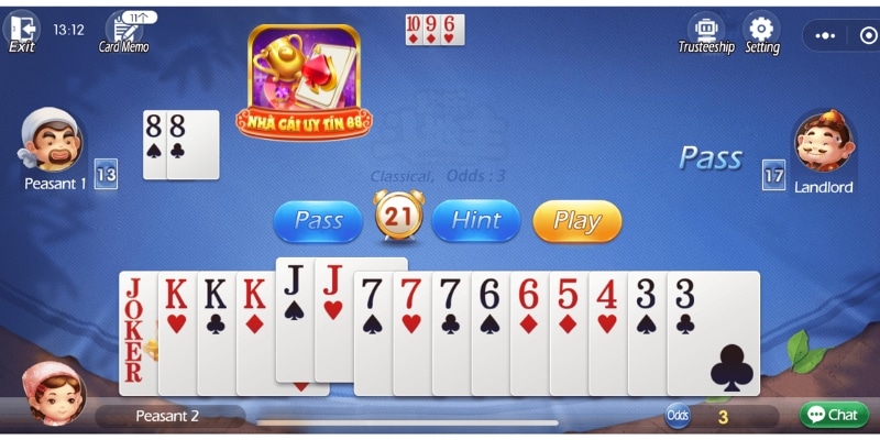 Cách chơi bài Địa Chủ cơ bản