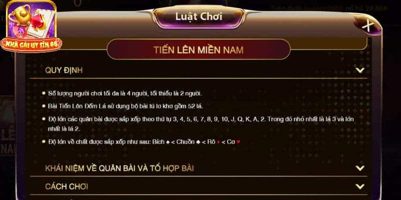 đánh bài tiến lên tại Gemwin