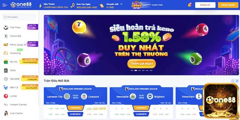 Giới thiệu chương trình nhà cái ONE88 tặng 100k