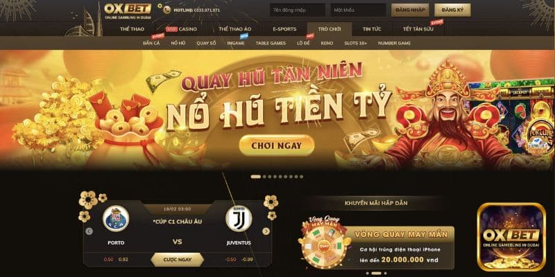nhà cái OXBET tặng tiền chơi thử