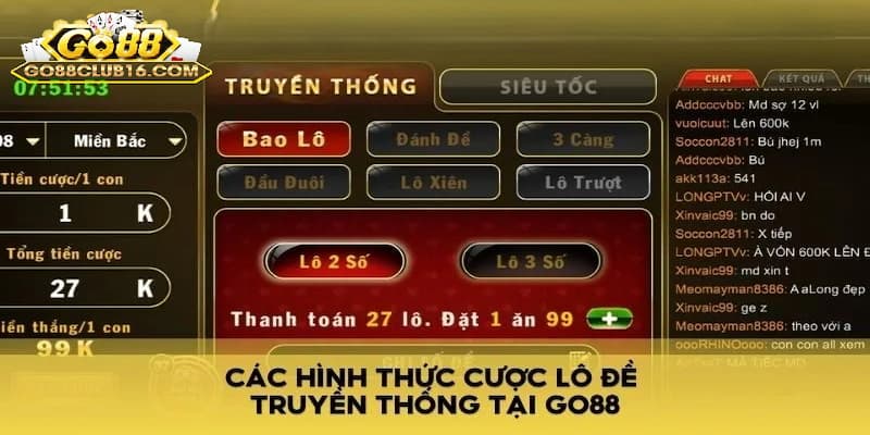 Lô Đề Go88 - Các Hình Thức Chơi Đa Dạng Và Bí Quyết Cược 3 Đa dạng hình thức chơi lô đề dành cho anh em