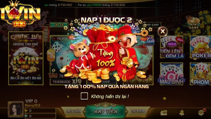 Những điểm nổi bật khi chơi tại IWIN