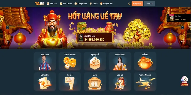 Top Nhà Cái Uy Tín - Nhà Cái Uy Tín - Nhà Cái Tặng Tiền 2025 15 TOP 5 TA88 – Game bài phong phú, khuyến mãi cực mạnh